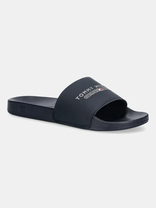 Zdjęcie produktu Tommy Hilfiger klapki RAISED POOL SLIDE granatowy