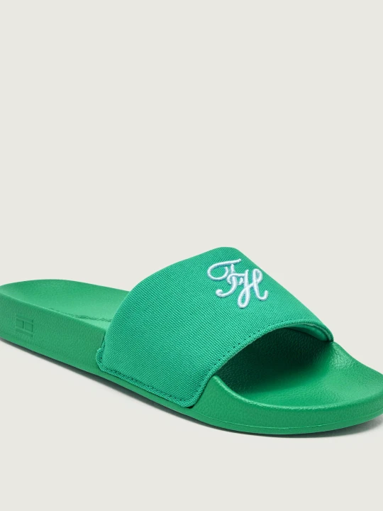 Zdjęcie produktu Tommy Hilfiger Klapki SCRIPT zielony