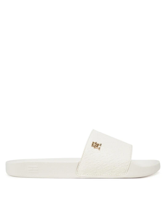 Zdjęcie produktu Tommy Hilfiger Klapki Th Monogram Poolside FW0FW08525 Biały