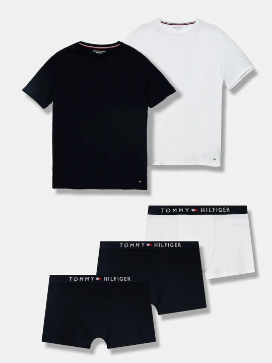 Zdjęcie produktu Tommy Hilfiger komplet piżamowy granatowy
