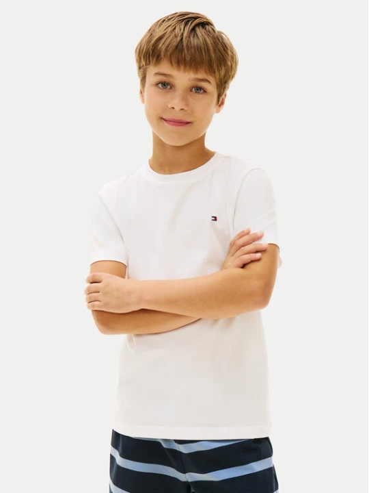 Zdjęcie produktu Tommy Hilfiger Komplet t-shirtów UK0UK00073 Biały Regular Fit