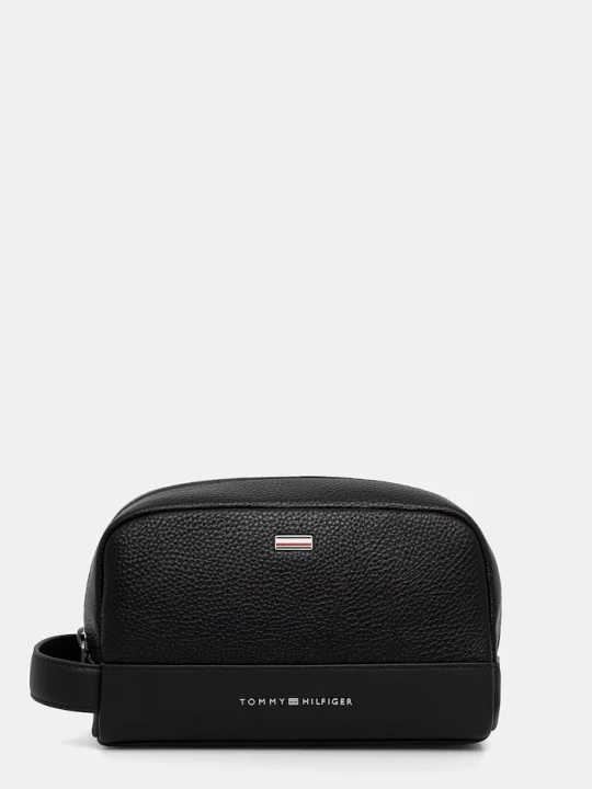 Zdjęcie produktu Tommy Hilfiger kosmetyczka męska z imitacji skóry czarny