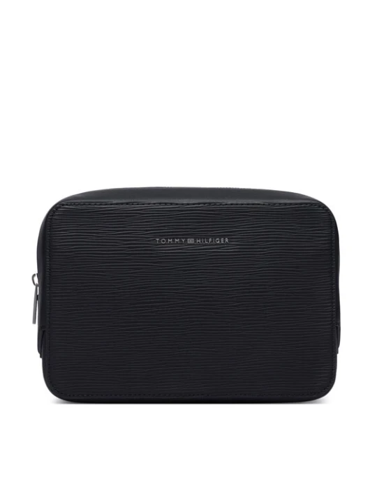 Zdjęcie produktu Tommy Hilfiger Kosmetyczka Th Business Saffiano Washbag AM0AM14803 Czarny