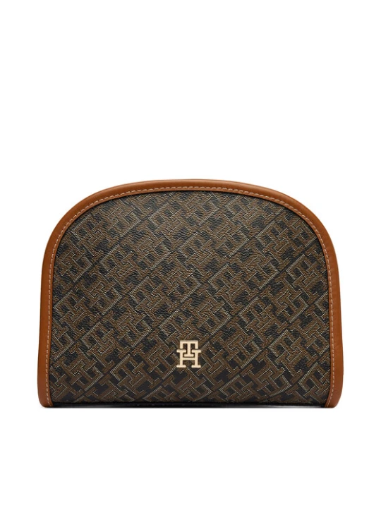 Zdjęcie produktu Tommy Hilfiger Kosmetyczka Th Icon Washbag Mono Print AW0AW18927 Czarny