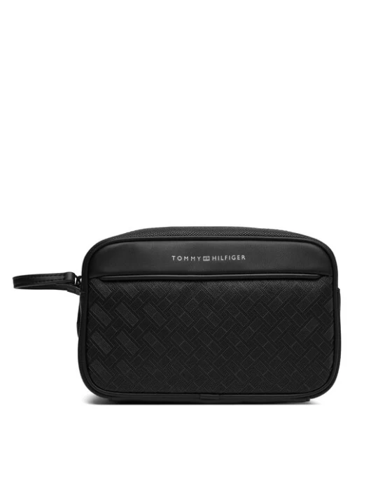 Zdjęcie produktu Tommy Hilfiger Kosmetyczka Th Modern Monogram Washbag AM0AM14828 Czarny