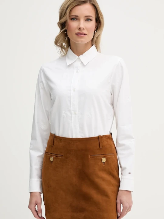 Zdjęcie produktu Tommy Hilfiger koszula bawełniana biały