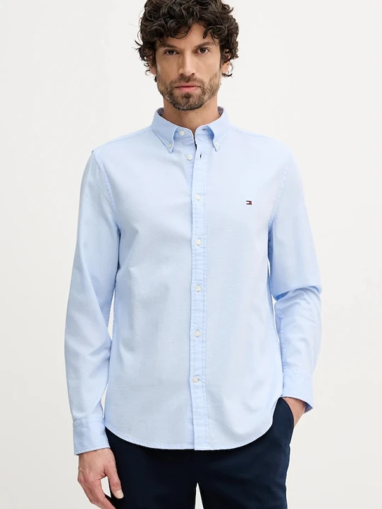 Zdjęcie produktu Tommy Hilfiger koszula bawełniana niebieski