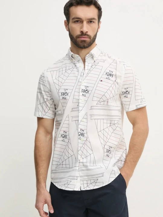Zdjęcie produktu Tommy Hilfiger koszula bawełniana biały