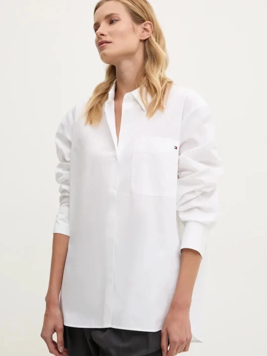 Zdjęcie produktu Tommy Hilfiger koszula bawełniana biały