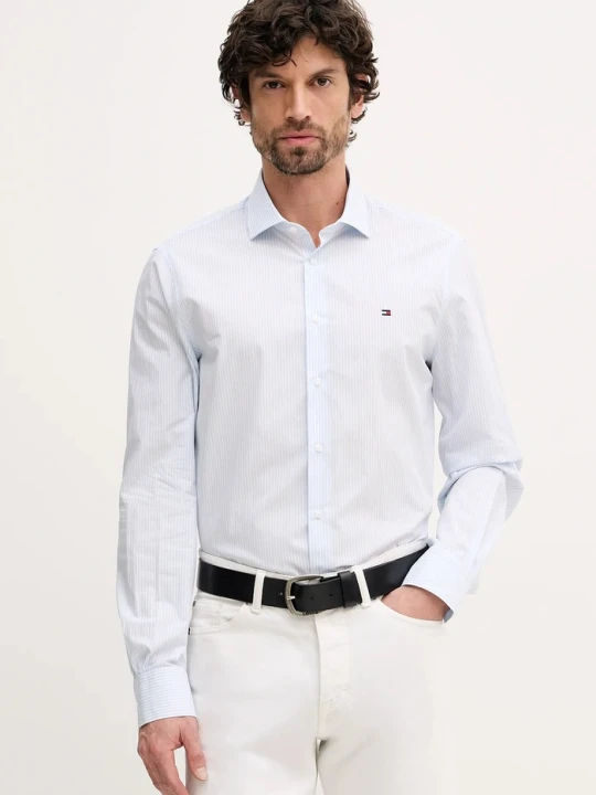 Zdjęcie produktu Tommy Hilfiger koszula bawełniana niebieski