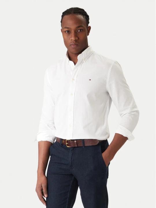 Zdjęcie produktu Tommy Hilfiger Koszula Core Flex MW0MW39988 Biały Regular Fit