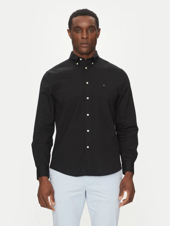 Zdjęcie produktu Tommy Hilfiger Koszula Core Flex MW0MW39988 Czarny Regular Fit