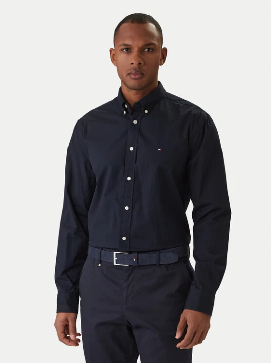 Zdjęcie produktu Tommy Hilfiger Koszula Core Flex MW0MW39988 Granatowy Regular Fit