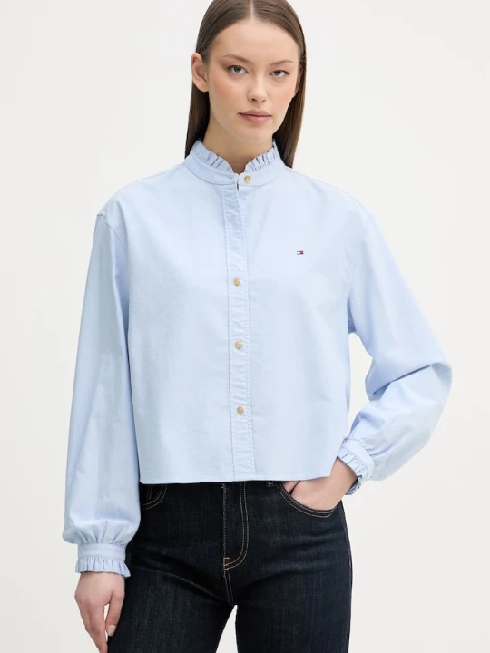 Zdjęcie produktu Tommy Hilfiger koszula damska bawełniana niebieski