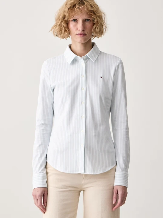 Zdjęcie produktu Tommy Hilfiger koszula damska bawełniana z elastanem biały