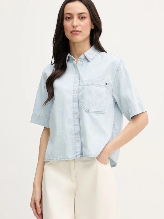 Zdjęcie produktu Tommy Hilfiger koszula damska jeansowa niebieski
