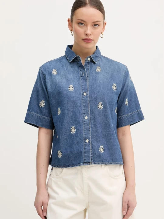 Zdjęcie produktu Tommy Hilfiger koszula damska jeansowa niebieski