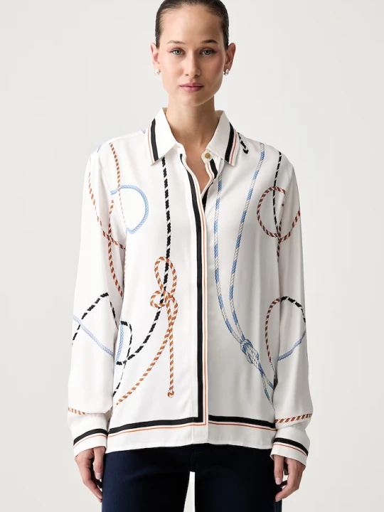 Zdjęcie produktu Tommy Hilfiger koszula damska z wiskozą biały