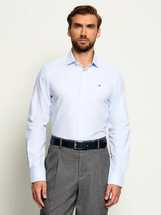Zdjęcie produktu Tommy Hilfiger Koszula Dobby | Tailored slim błękitny