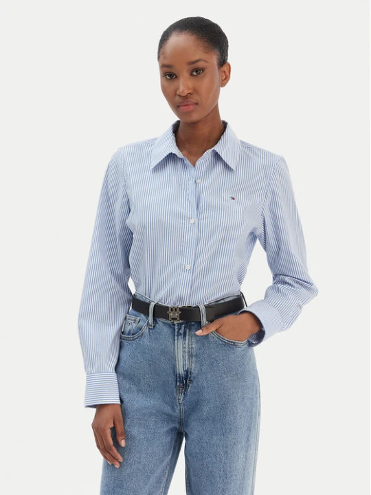 Zdjęcie produktu Tommy Hilfiger Koszula Ess WW0WW47169 Niebieski Regular Fit