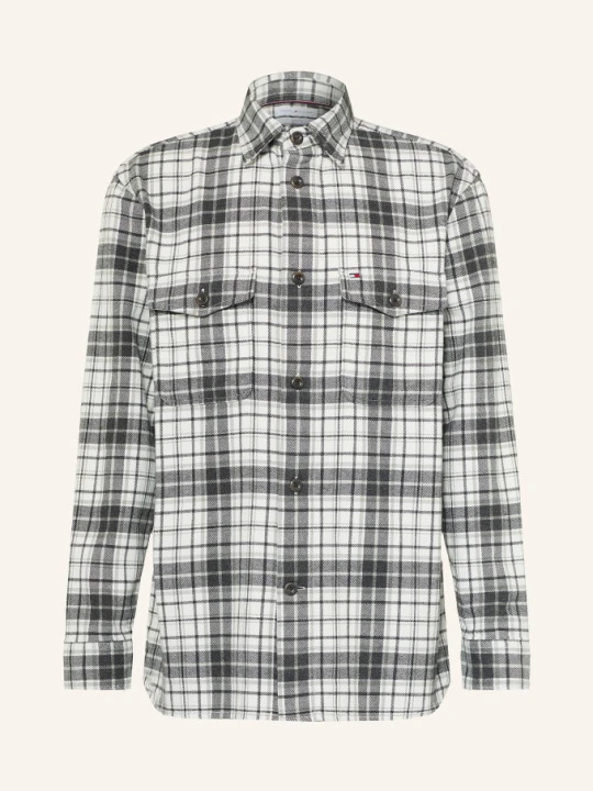 Zdjęcie produktu Tommy Hilfiger Koszula Flanelowa O Klasycznym Kroju grau szary