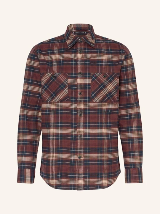 Zdjęcie produktu Tommy Hilfiger Koszula Flanelowa Regular Fit braun brązowy