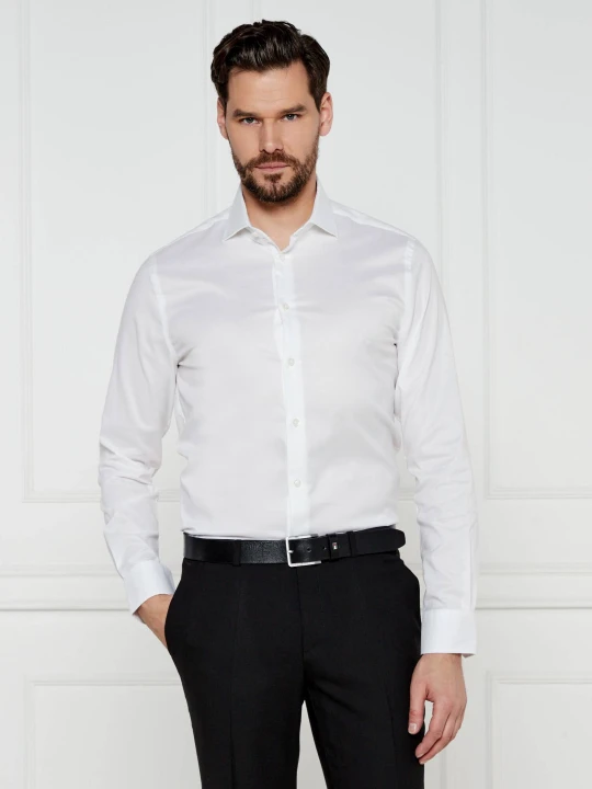 Zdjęcie produktu Tommy Hilfiger Koszula Flex collar | Slim Fit | stretch biały