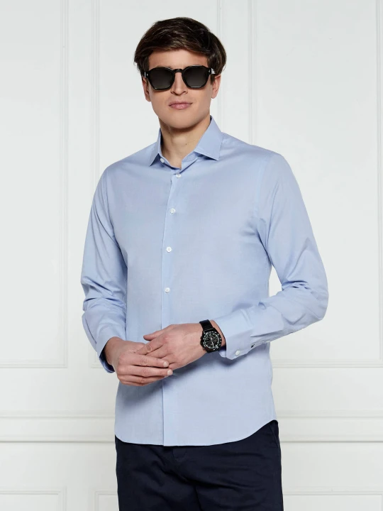 Zdjęcie produktu Tommy Hilfiger Koszula Flex collar | Slim Fit | stretch błękitny