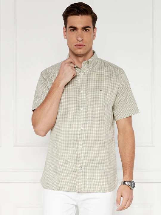 Zdjęcie produktu Tommy Hilfiger Koszula FLEX GINGHAM | Regular Fit zielony