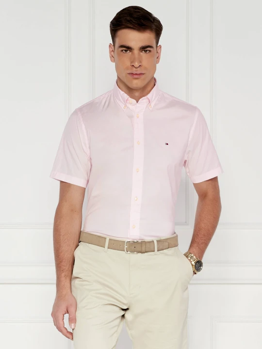 Zdjęcie produktu Tommy Hilfiger Koszula FLEX POPLIN | Regular Fit pudrowy róż