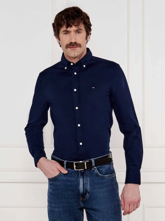 Zdjęcie produktu Tommy Hilfiger Koszula FLEX | Slim Fit granatowy