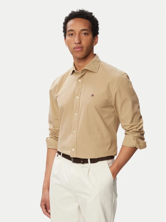 Zdjęcie produktu Tommy Hilfiger Koszula Gmd MW0MW43298 Beżowy Regular Fit