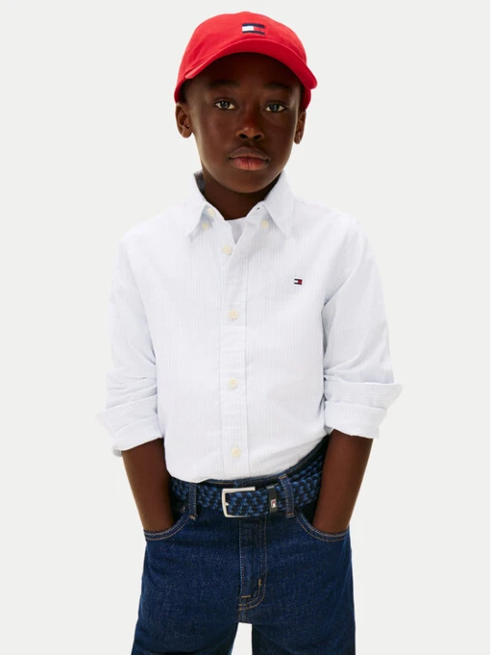 Zdjęcie produktu Tommy Hilfiger Koszula Ithaca KB0KB09605 Błękitny Regular Fit Niebieski jasny