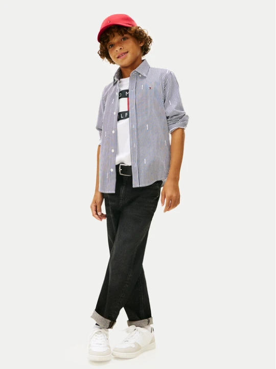 Zdjęcie produktu Tommy Hilfiger Koszula KB0KB10155 Granatowy Regular Fit