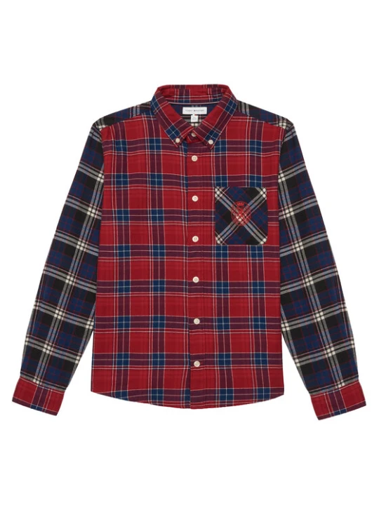 Zdjęcie produktu Tommy Hilfiger Koszula KB0KB10763 Czerwony Regular Fit