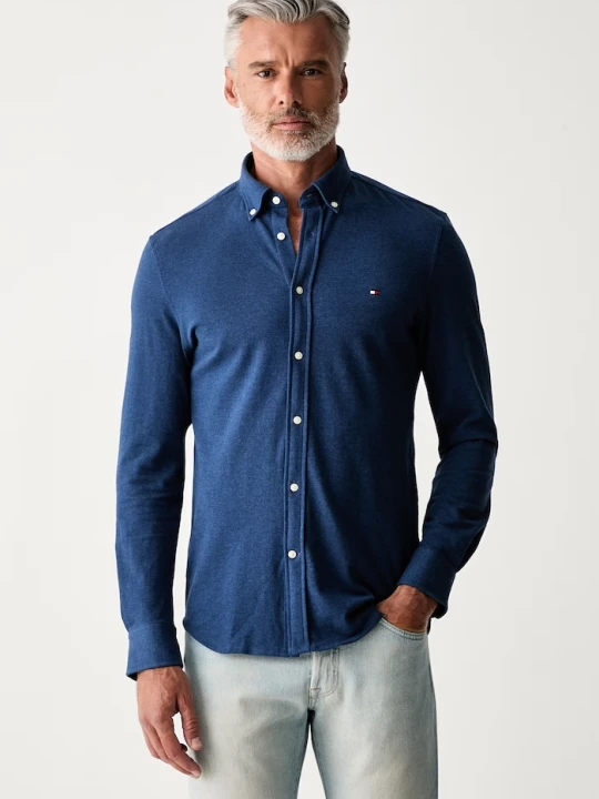 Zdjęcie produktu Tommy Hilfiger koszula męska bawełniana granatowy