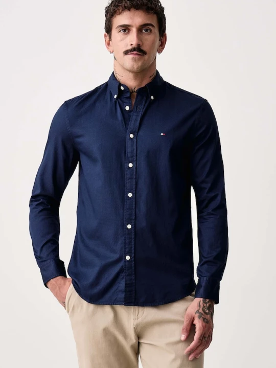 Zdjęcie produktu Tommy Hilfiger koszula męska bawełniana granatowy