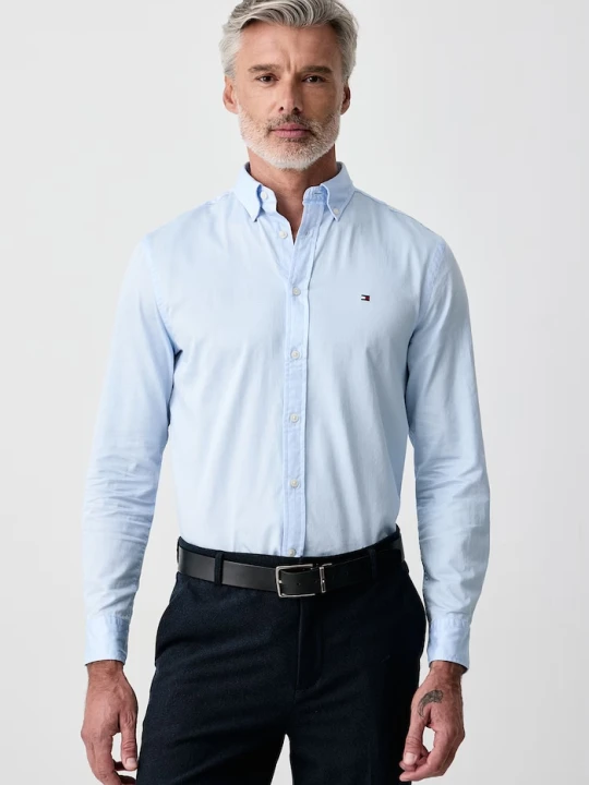 Zdjęcie produktu Tommy Hilfiger koszula męska bawełniana niebieski