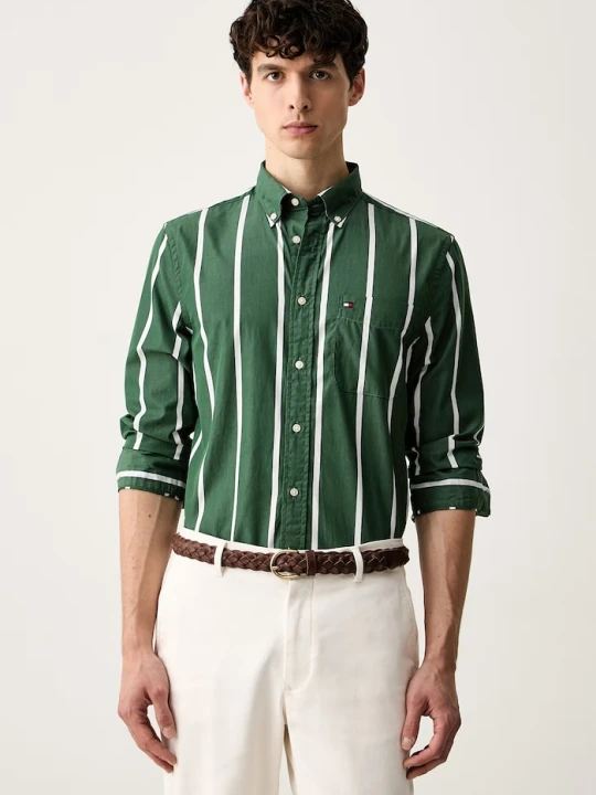 Zdjęcie produktu Tommy Hilfiger koszula męska bawełniana zielony
