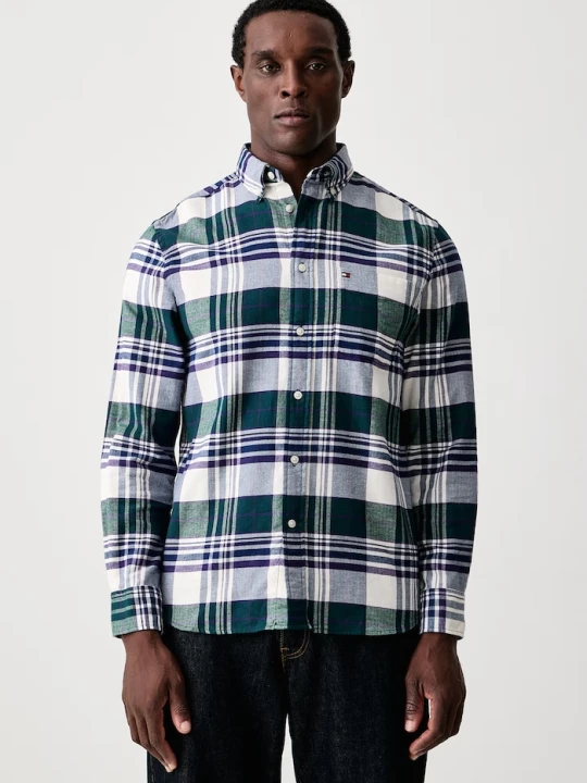 Zdjęcie produktu Tommy Hilfiger koszula męska bawełniana zielony