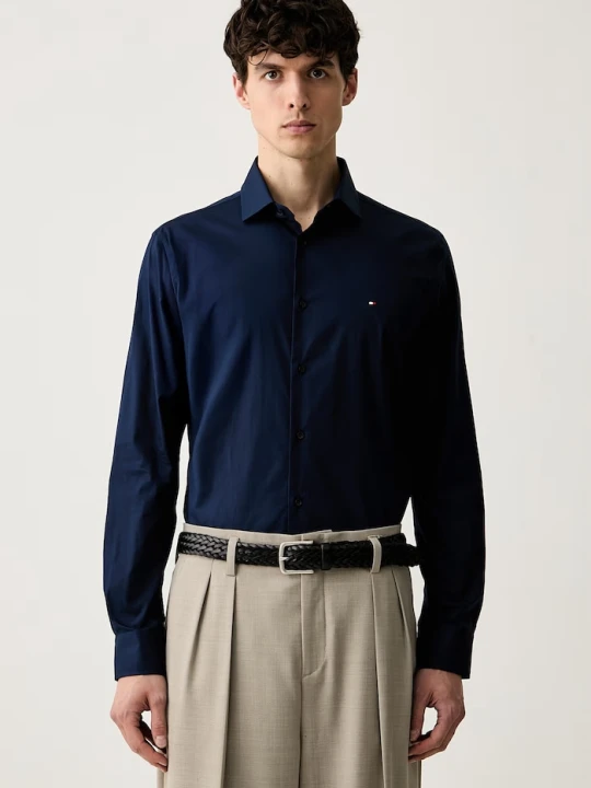 Zdjęcie produktu Tommy Hilfiger koszula męska z bawełną granatowy