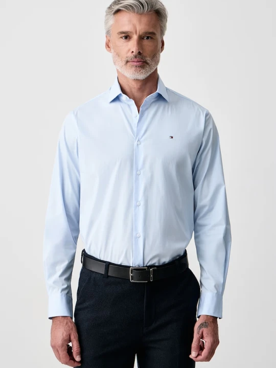 Zdjęcie produktu Tommy Hilfiger koszula męska z bawełną niebieski