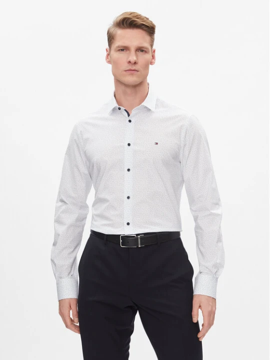 Zdjęcie produktu Tommy Hilfiger Koszula MW0MW33836 Niebieski Slim Fit