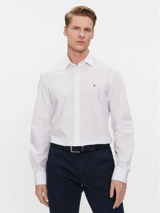 Zdjęcie produktu Tommy Hilfiger Koszula MW0MW34018 Biały Regular Fit