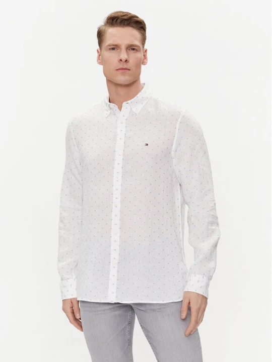 Zdjęcie produktu Tommy Hilfiger Koszula MW0MW34615 Biały Slim Fit