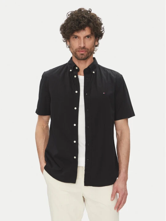 Zdjęcie produktu Tommy Hilfiger Koszula MW0MW37584 Czarny Regular Fit