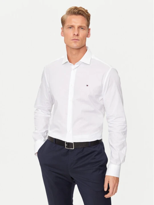 Zdjęcie produktu Tommy Hilfiger Koszula MW0MW38347 Biały Slim Fit