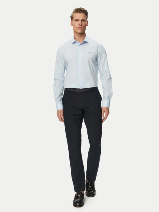 Zdjęcie produktu Tommy Hilfiger Koszula MW0MW38347 Błękitny Slim Fit Niebieski jasny