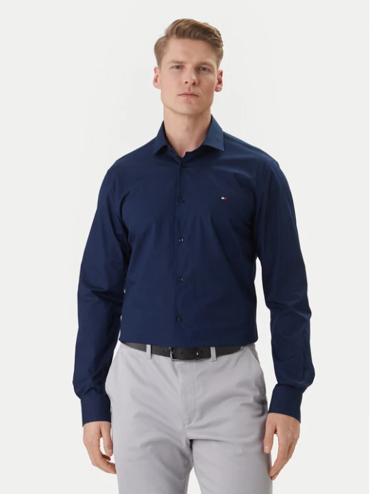 Zdjęcie produktu Tommy Hilfiger Koszula MW0MW38347 Granatowy Slim Fit
