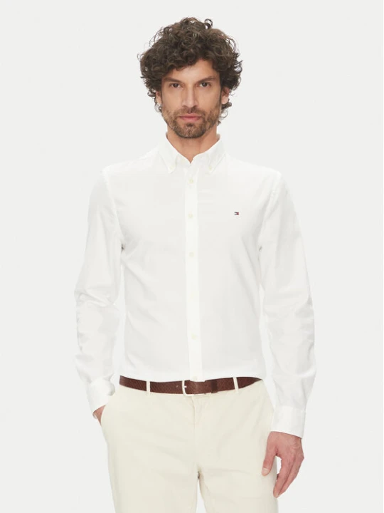Zdjęcie produktu Tommy Hilfiger Koszula MW0MW38556 Biały Slim Fit